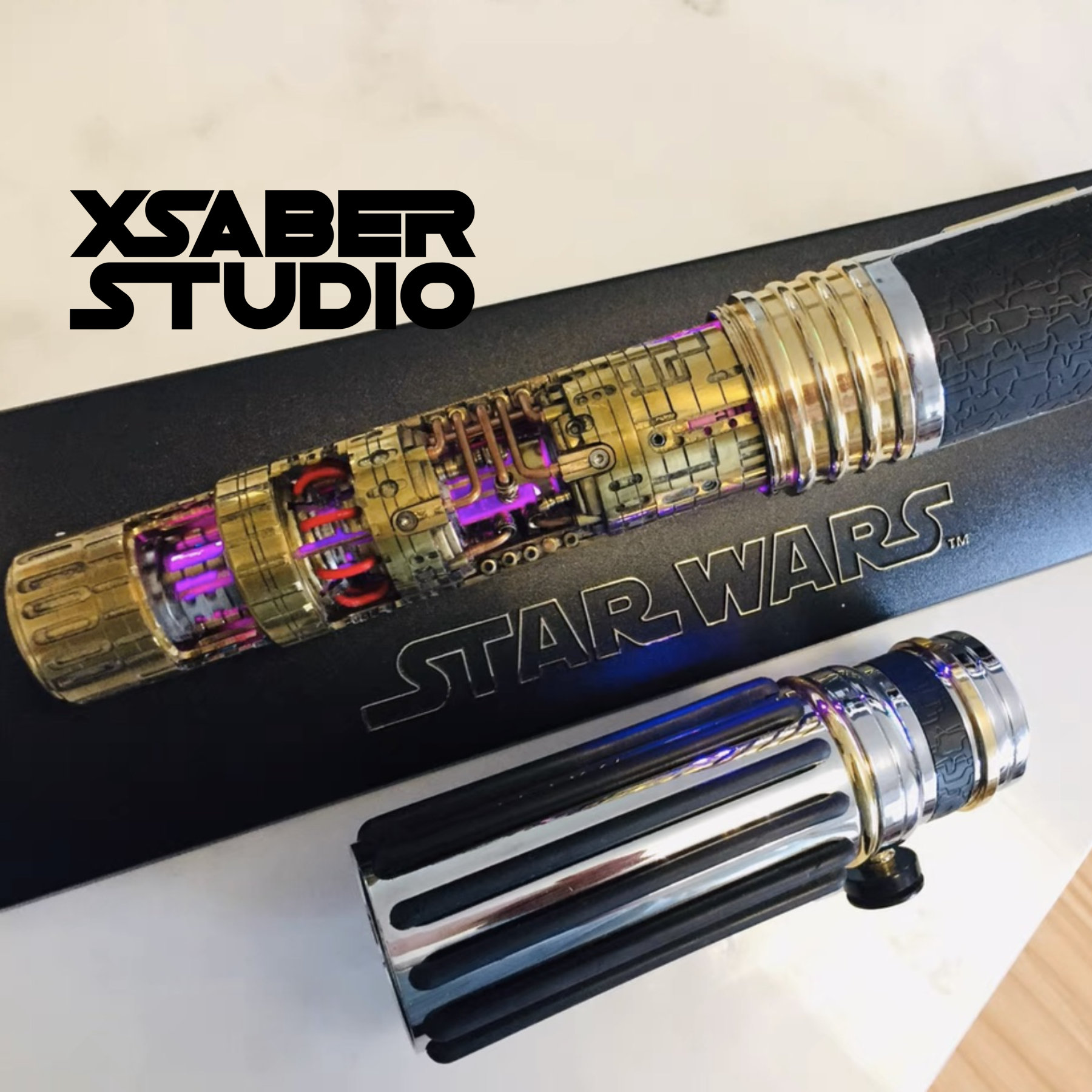Master Mace Windu's Neopixel Lightsaber proffieboard 2.2 Etsy Denmark