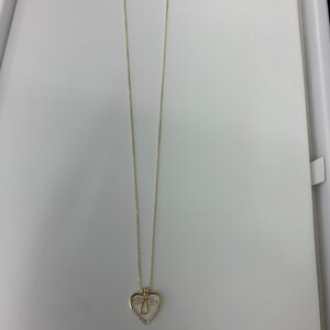10k Yellow Gold Heart Pendant Necklace