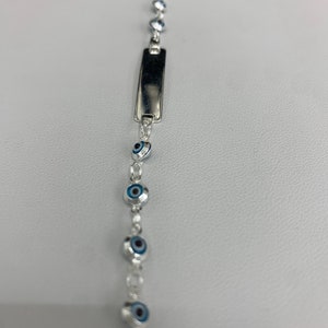 925 Sterling Silver Evil Eye Bracelet
