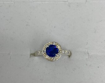 Sterling Silver Blue Lapis CNA 925 Ring - Etsy