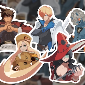 Guilty Gear (Set 2) | Matte Vinyl Stickers