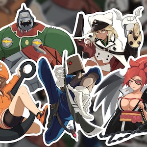 Guilty Gear (Set 1) | Matte Vinyl Stickers