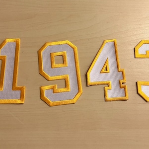 4.5&quot; Iron-on Numbers