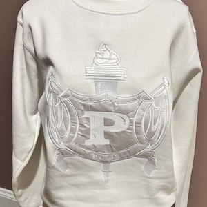 All White Philo Crewneck Sweatshirt