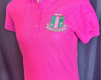 AKA Pink Polo (Women's Cut)