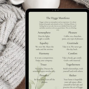 Digitales Hygge Manifest & Planer
