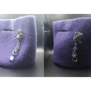 Felted Round Handbag / Crochet pattern / Digital PDF / Permission to sell made items