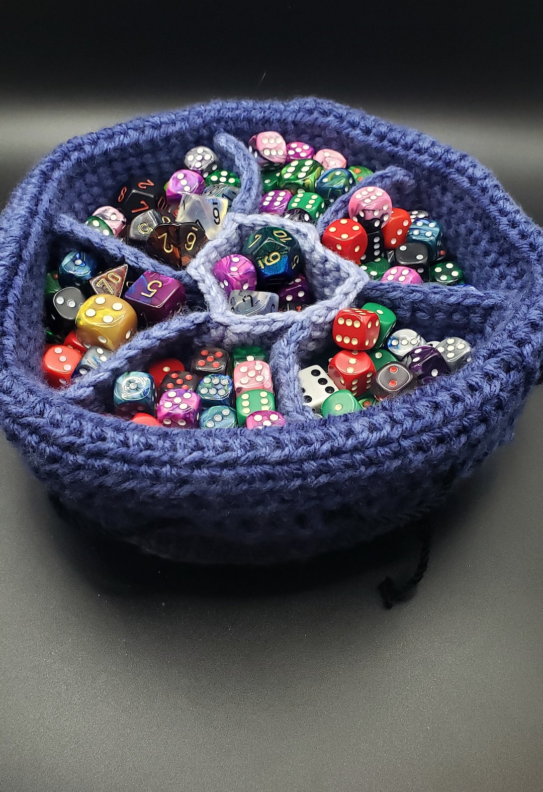 Crochet Big Dice Bag Pattern / Bag of Holding / Digital Pdf