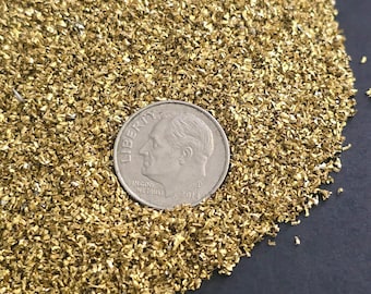 Fine Golden Brass Sand: Resin, Epoxy, Orgonite Filler