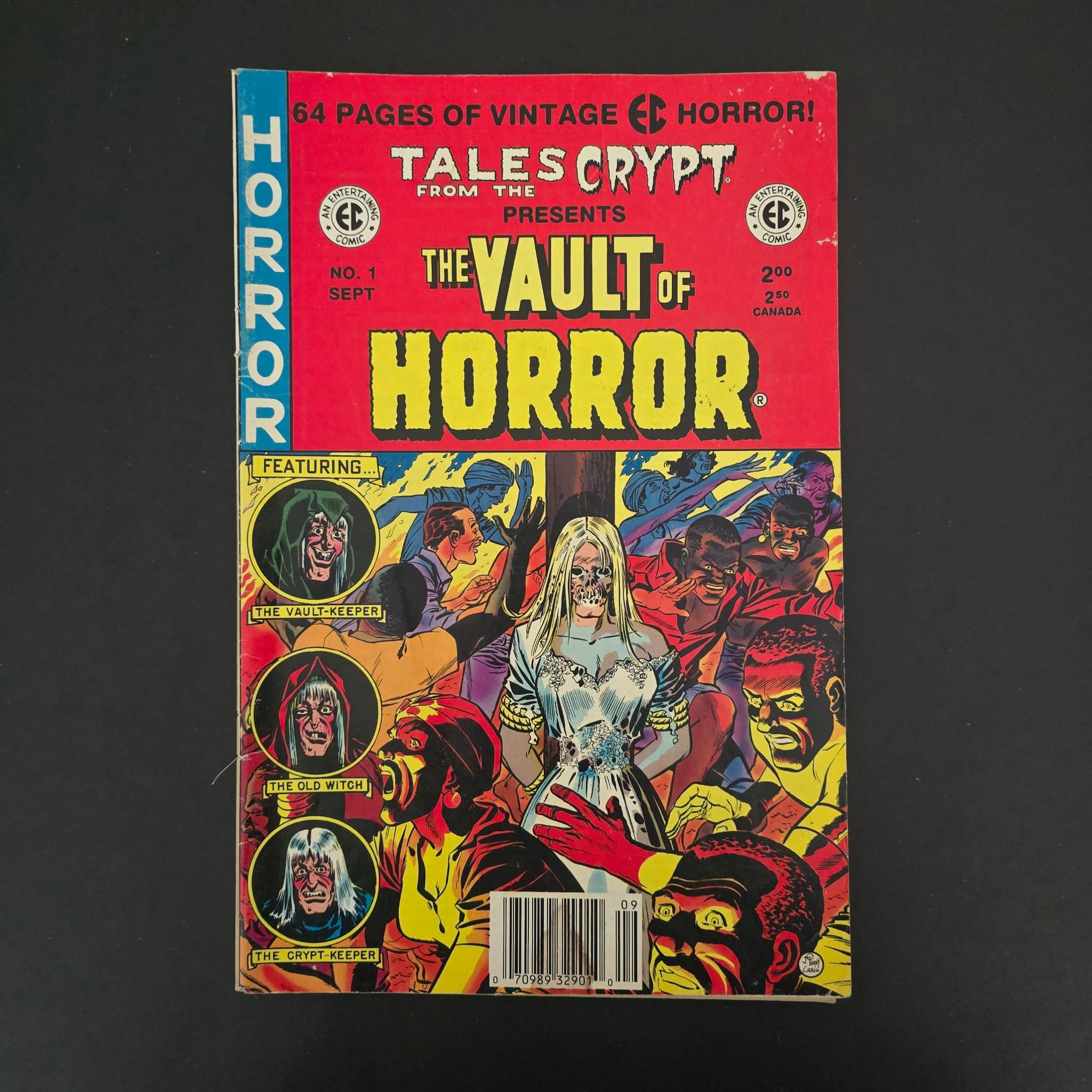 Vintage Tales From The Crypt Presents: The Vault Of Horror Comic Pages