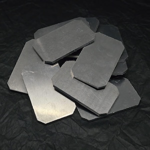 8mm Aluminum Sheet Scrap - Mill Finish Metal Strips for Hand Stamping & Crafting * 8 pieces