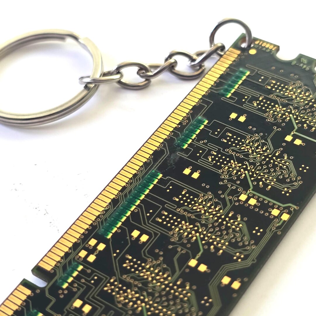 Computer RAM Keychain - Recycled Laptop Memory, Geeky Gift in Various ...