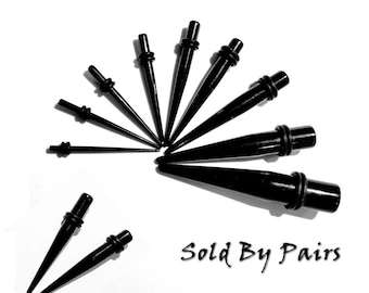Black Ear Stretching Taper Kit: 1.6mm-16mm Gauge Expander