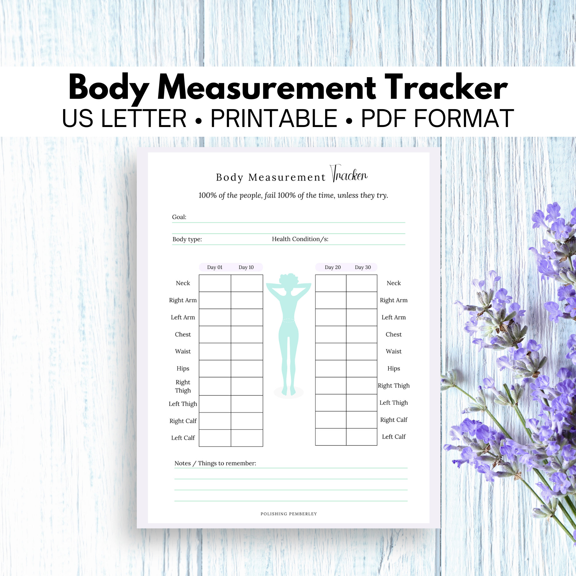 Fat Tracker Notebook Body Measurement Tracker - Weight Loss Tracker,body Measurement Log ...