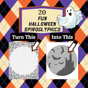 20 Halloween Spiroglyphics, Fall Activities, Fall Printables, Activity Sheets, Kid&#39;s Printables, Seasonal Printables, Spiroglyphics