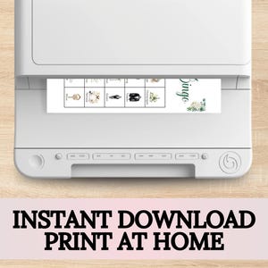 This product is an instant download that you can immediately print and use, for hassle free fun on your big day.