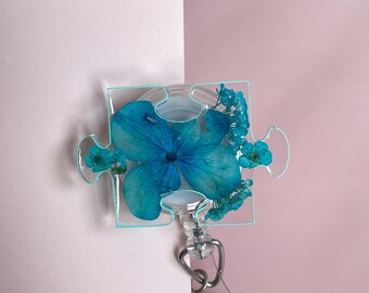 Distintivo puzzle, distintivo per infermiere, distintivo a forma di fiore, regalo personalizzato per infermiere, regalo per medico, distintivo a forma di studente di medicina