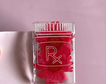 Carrete de credencial de frasco de pastillas, carrete de credencial de técnico de farmacia, carrete de credencial de enfermería, carretes de credencial de enfermera