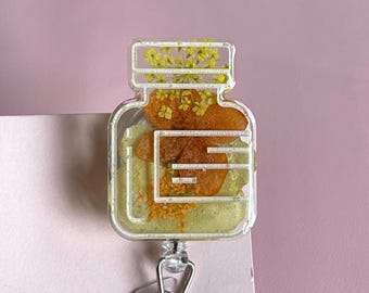 Carrete de credencial de frasco de pastillas, carrete de credencial de técnico de farmacia, carrete de credencial de enfermería, carretes de credencial de enfermera