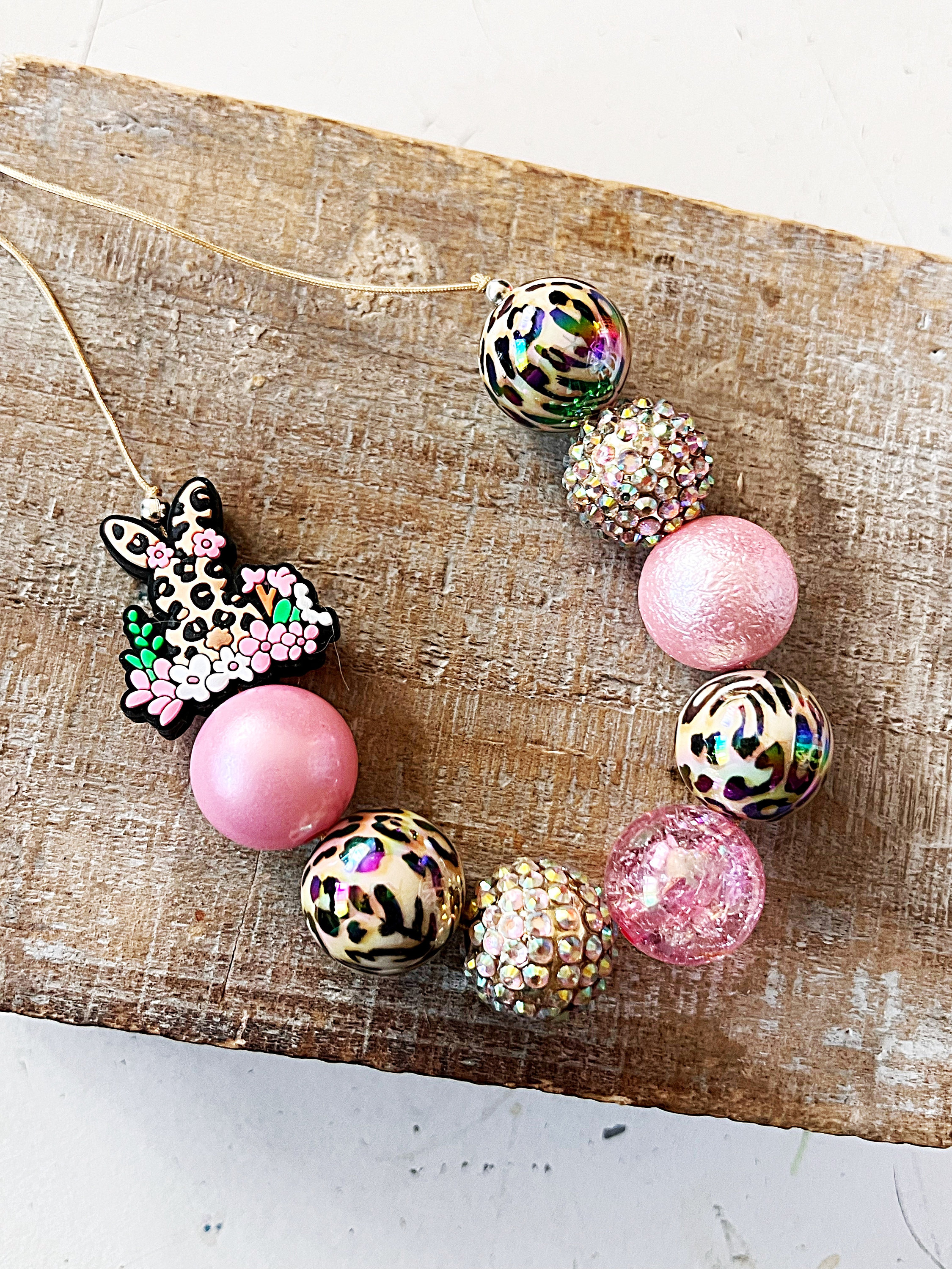 Bubblegum necklace beads best sale