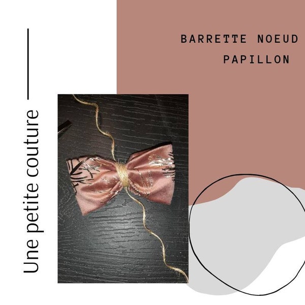 Barrette noeud papillon