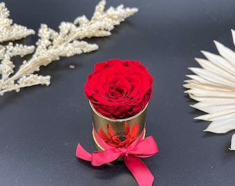 Small Preserved Rose in Box - Engagement Gift Box - Forever Roses - Bridesmaid Gift - Gifts for Her - Eternal Roses - Custom Rose Gift Box