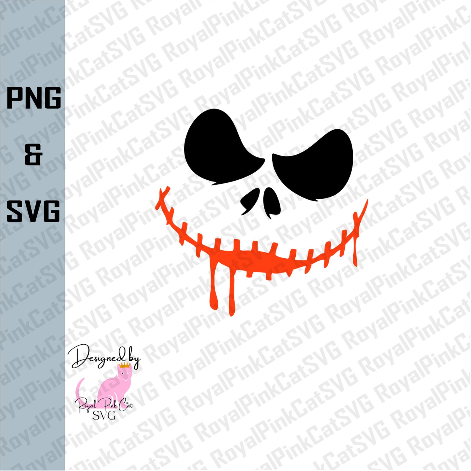 Jack Skellington Face Svg Smiling Jack Svg Nightmare Svg Etsy UK