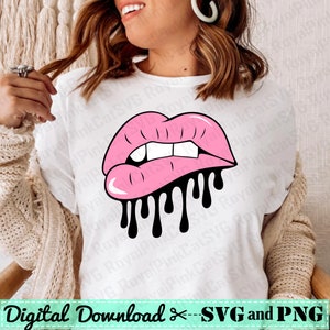 Dripping Lips svg, Lips SVG, Melanin svg, Dripping Lips png, Dripping Svg, Dripping Silhouette, Lips Silhouette, Lips Clipart