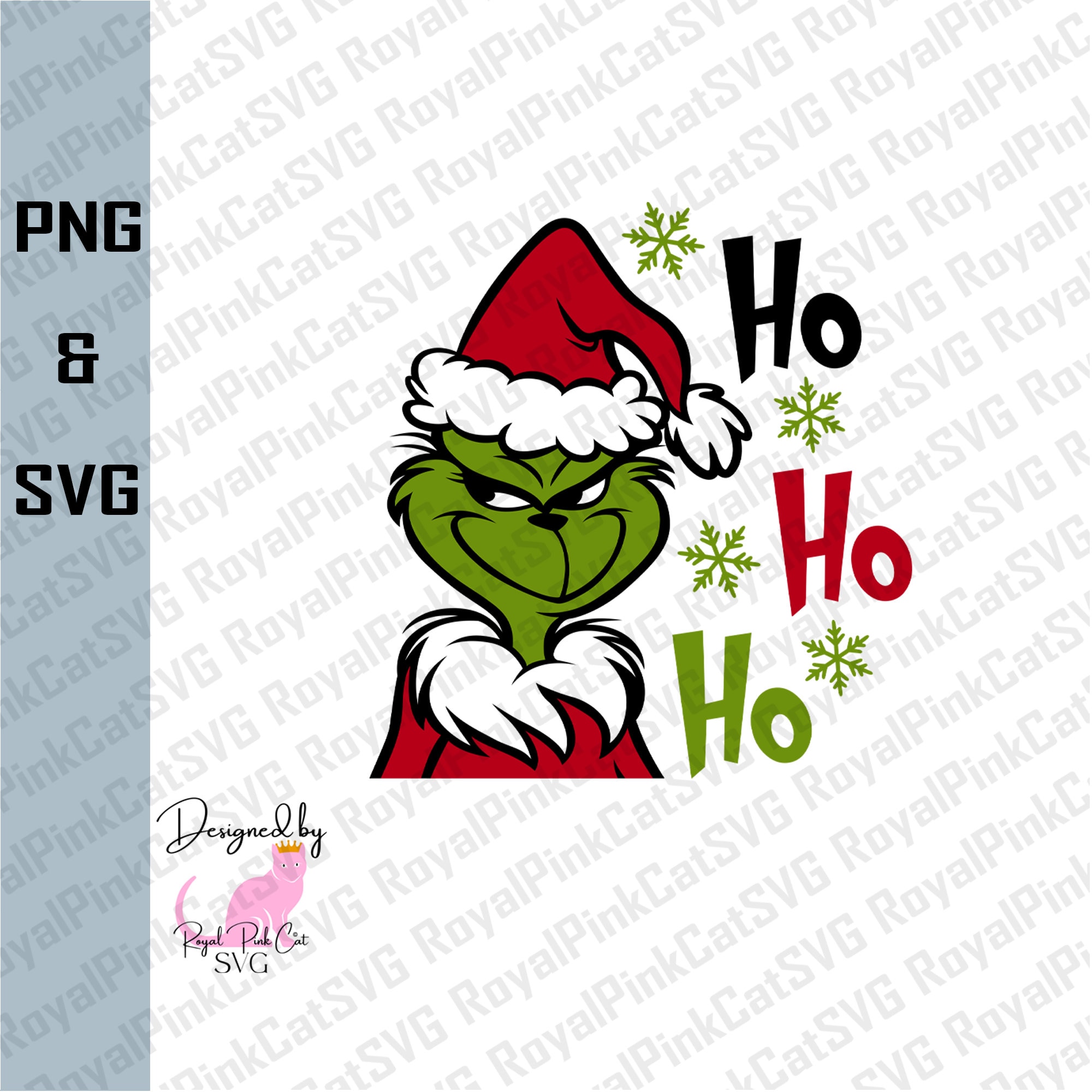 Ho Ho Ho Merry Christmas SVG PNG Graphic by Cat Lady · Creative