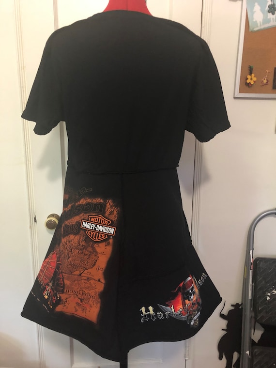 Harley Davidson Dress Etsy