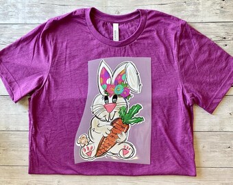 Easter Bunny Tee, Easter Tee, Easter Bunny Bella Canvas Tee, Easter Bella Canvas Tee, Easter Bunny T-Shirt, Easter Bunny Bella Canvas Tshirt