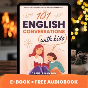 子どもと英語で会話 101選 電子書籍＋音声 - ママ、保護者、先生向け