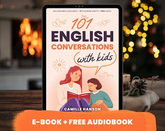101 Conversas em Inglês com CRIANÇAS E-book + ÁUDIO - Para mães, cuidadores e professores