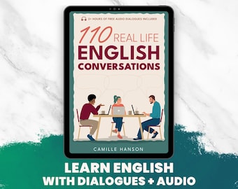 110 Real Life English Conversations – ESL Speaking Practice (PDF + Audio)