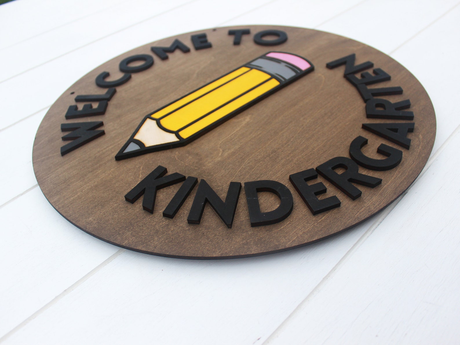 Personalized Teacher Sign: 3D Laser Cut Classroom Door Hanger - Etsy