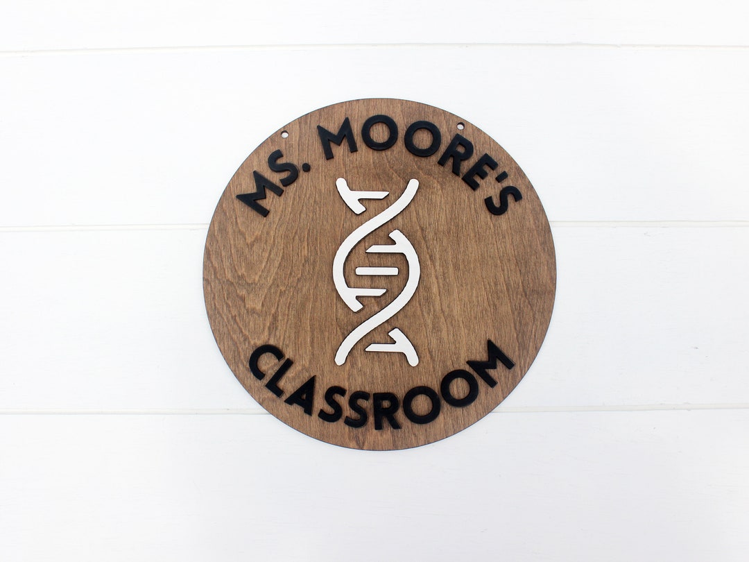 Custom Science Teacher Door Sign: 3D Laser Cut Classroom Decor - Etsy
