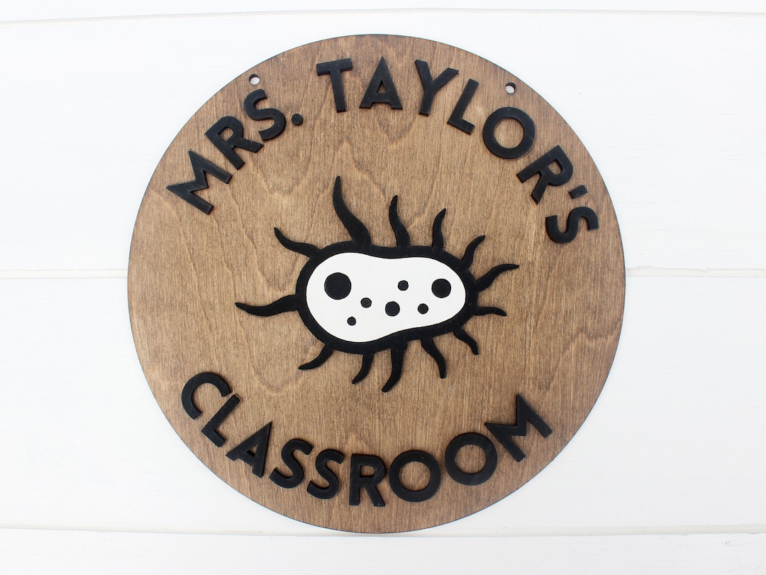 Science Teacher Custom Gift Laser Cut Sign 3D Lettering Etsy