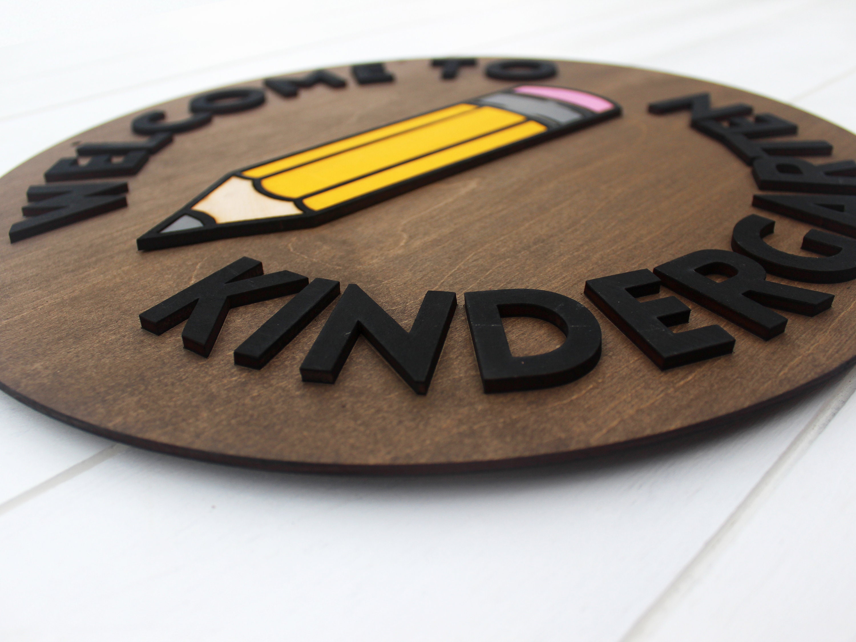 Personalized Teacher Sign: 3D Laser Cut Classroom Door Hanger - Etsy