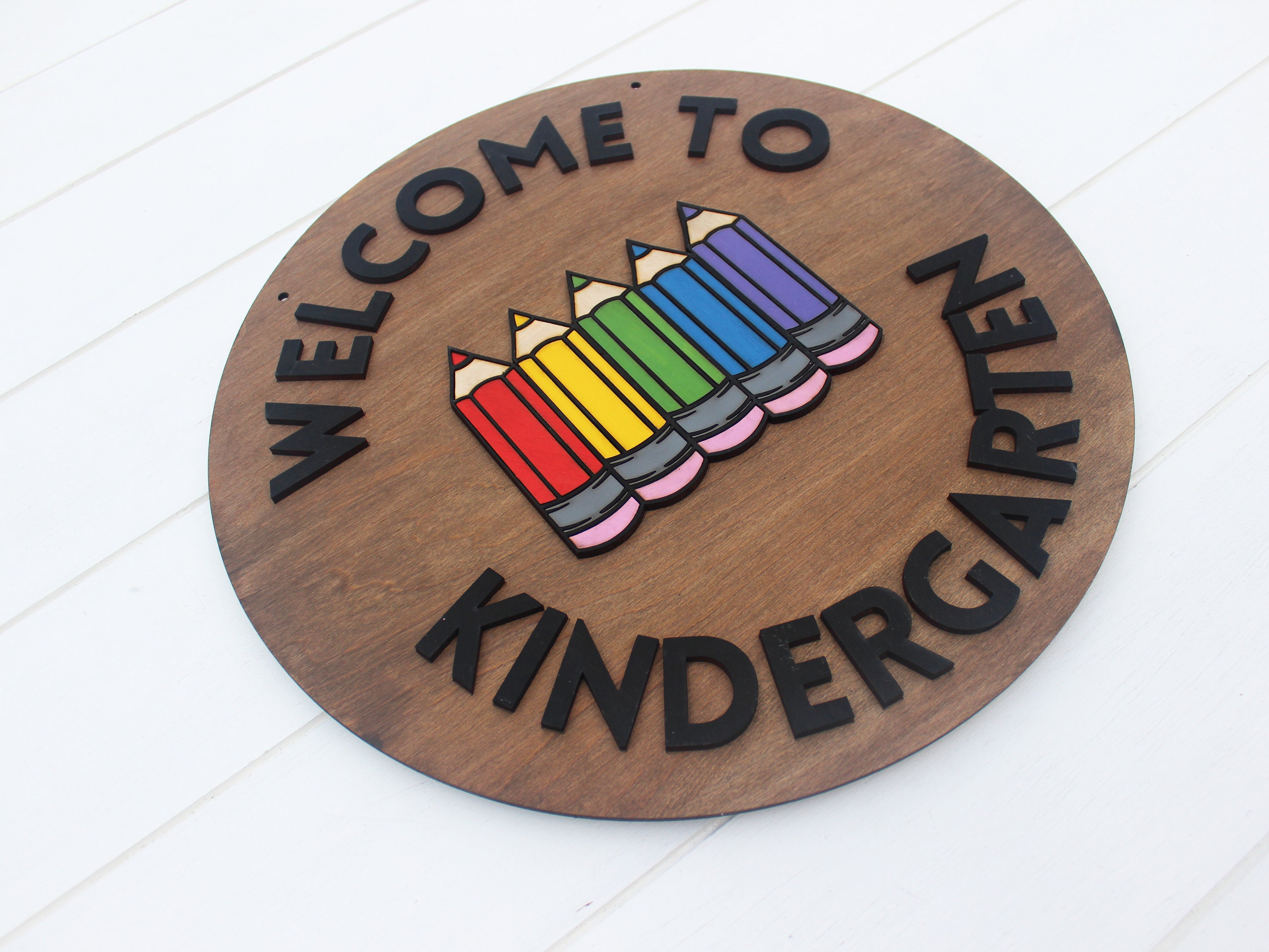 Personalized Teacher Sign: 3D Laser Cut Classroom Door Decor - Etsy