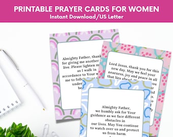Printable Scripture Prayer Cards for Women (Digital Download)