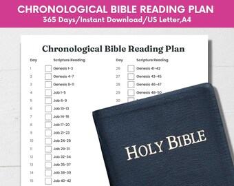Chronologischer Bibelleseplan: 365-Tage-Bibelleseplan (Digitaler Download)