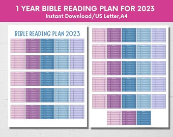 Bible Reading Plan for Teens - Etsy