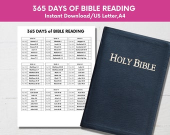 Bibelleseplan: Altes & Neues Testament in einem Jahr (Digitaler Download)