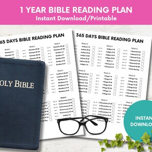 2026 Bible Reading Plan: Christian Scripture, Weekly Log (Printable)