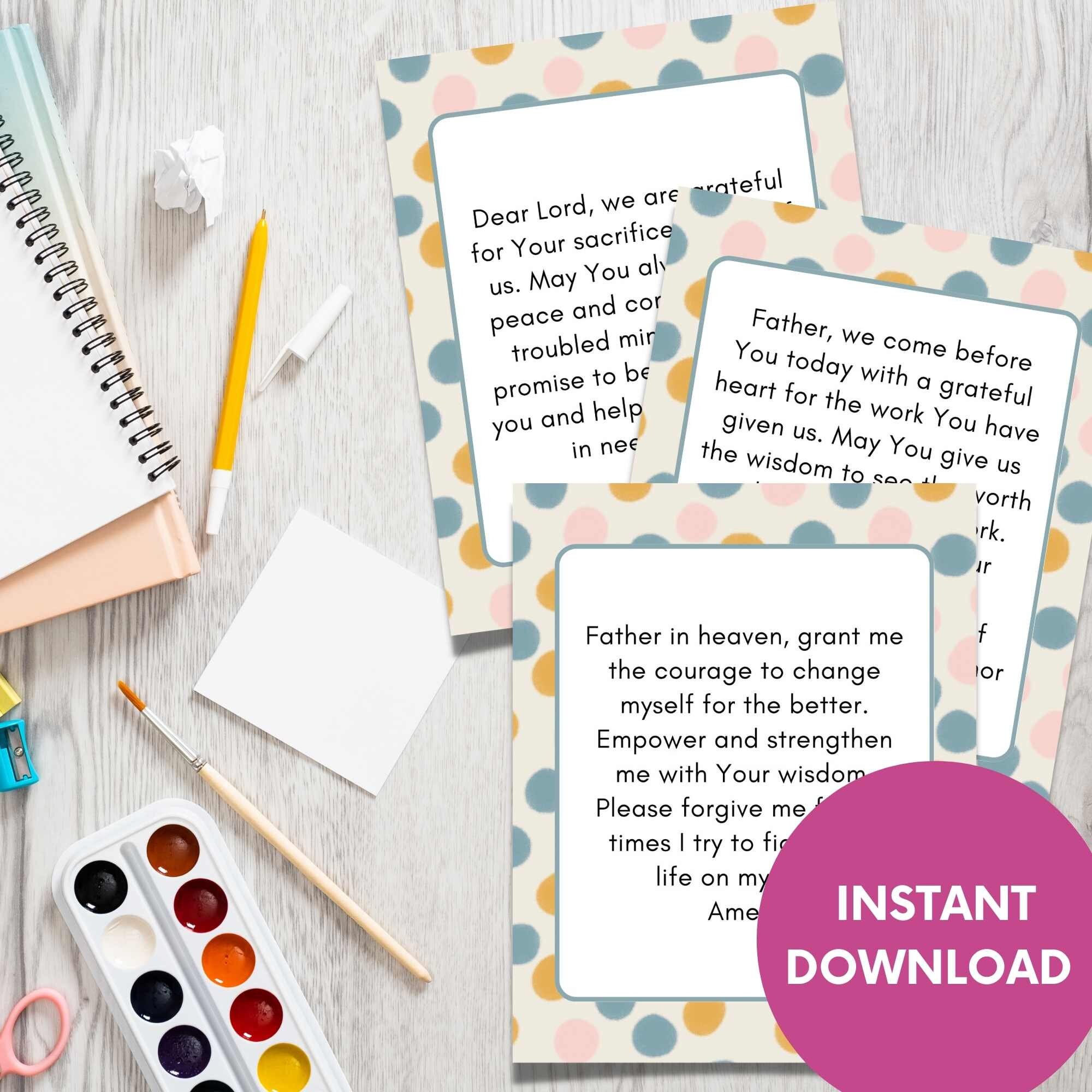 52 Printable Scripture Prayer Card Setchristian Women - Etsy