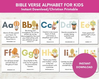 ABC-kaarten met bijbelteksten voor kinderen: christelijk kinderdagverblijf (pdf)