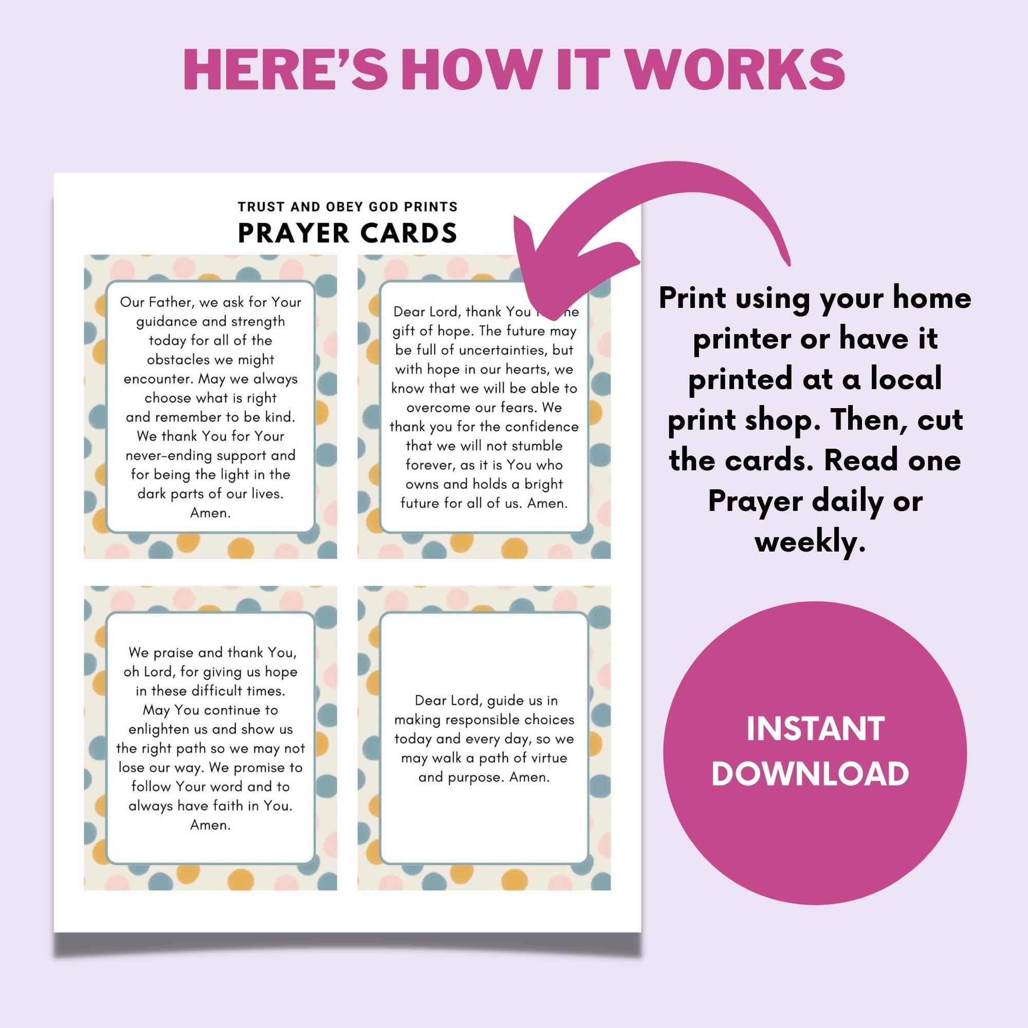 52 Printable Scripture Prayer Card Setchristian Women - Etsy