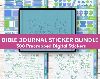 Bible Journal Stickers: Christian Goodnotes, Faith Planner (Digital Download)