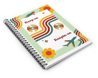 Vibey Spiral Notebook - Ruled Line