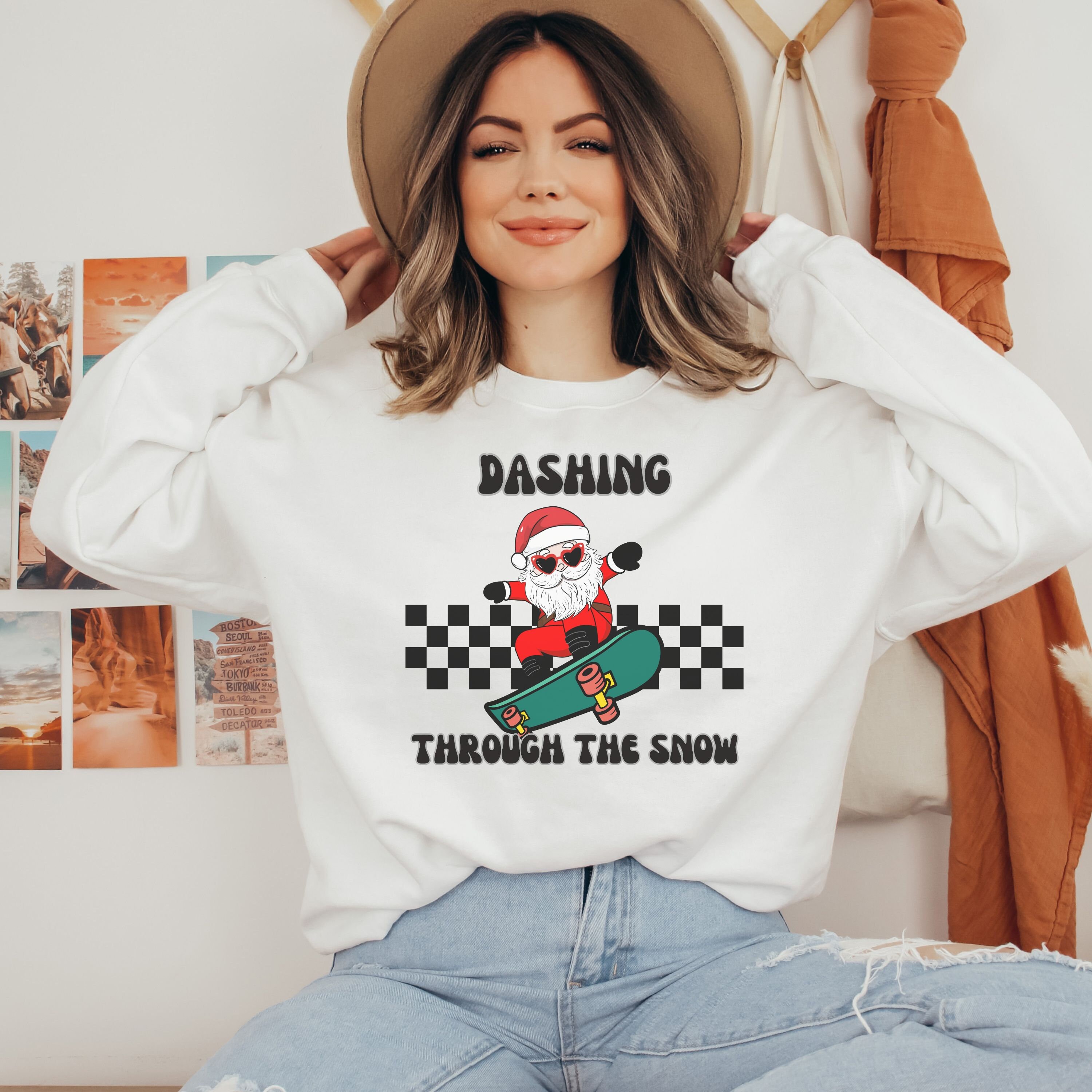 Skateboard Sweater Etsy